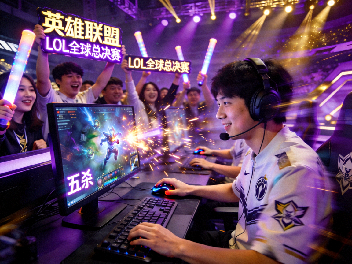 英雄联盟LOL全球总决赛精彩瞬间